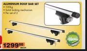 Aluminium Roof Bar Set 100kg RB02M