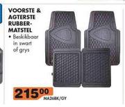 Voorste & Agterste Rubber-Matstel MA26BK/GY