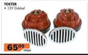 Toeter 12V Dubbel HT060