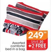 Assorted Comforter Bed In A Bag+ 2 Free Standard Pillowcases