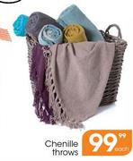 Chenille Throws-Each