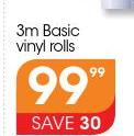 3m Basic Vinyl Rolls