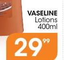 Vaseline Lotions-400ml