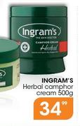 Ingram's Herbal Camphor Cream-500g
