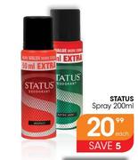 Status Spray-200ml Each