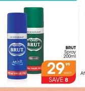 Brut Spray-200ml Each