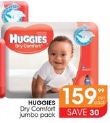 Huggies Dry Comfort Jumbo Pack-Per Pack