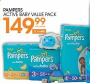 Pampers Active Baby Value Pack-Per Pack