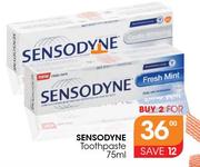 Sensodyne Toothpaste-2x75ml