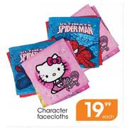 Character Facecloths-Each