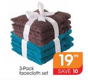 3-Pack Facecloth Set
