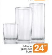 4-Piece Glass Set
