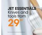 Jet Essentials Knives And Tools