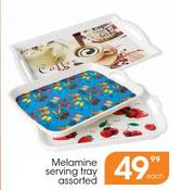Melamine Serving Tray Assorted-Each