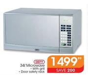 Defy 34ltr Microwave With Grill