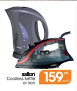 Salton Cordless Kettle Or Iron-Each