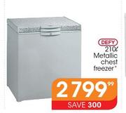 Defy 210ltr Metallic Chest Freezer