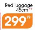 Red Luggage 45Cm