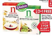 Nairn's Real Porridge Oats  Or Oat Muesli-3x450g