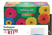 Twinsaver Facial Tissues-180's