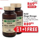 Gold Mega Omega Softgel Capsules-30's