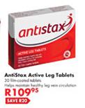 Antistax Active Leg Tablets-20 Slim-Coated Tablets