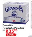 Grand-Pa Headache Powders-38's