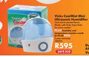 Vicks Coolmist Mini Ultrasonic Humidifier