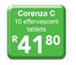 Corenza C 10 Effervescent Tablets