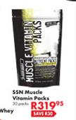 SSN Muscle Vitamin Packs-20's Pack