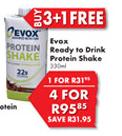 Evox Ready To Drink Protein Shake-4x230ml