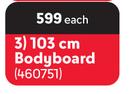 Gotcha 103cm Body Board-Each
