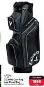 Call Away X-Series Cart Bag & Stand Bag-Each