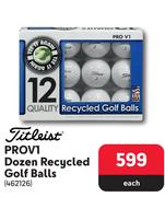 Provti Dozen Recycled Golf Balls-Each