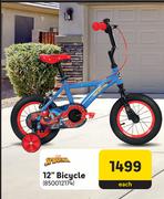 Spiderman 12" Bicycle-Each