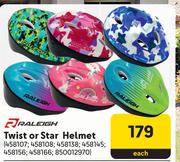 Raleigh Twist Or Star Helmet-Each