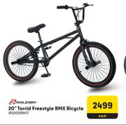 Raleigh 20" Torrid Freestyle BMX Bicycle-Each