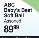 ABC Baby's Best Soft Ball Assorted