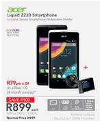 Acer 4" Liquid Z220 Smartphone-On A Flexi 110