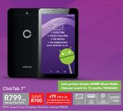 Click Tab 7"-Each