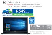 Dell 3543 i3 Notebook