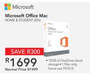 Microsoft Office Mac Home & Student 2016