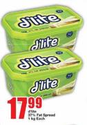 D'lite 37% Fat Spread-1Kg Each