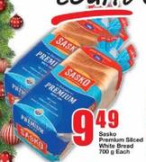 Sasko Premium Sliced White Bread-700g Each