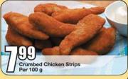Crumbed Chicken Strips-Per 100g