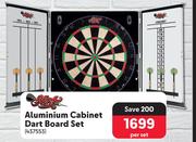 Aluminium Cabinet Dart Board Set-Per Set