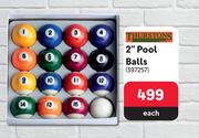 Thustons 2" Pool Balls-Each