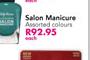 Salon Manicure Assorted Colours-Each
