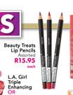 Beauty Treats Lip Pencils Assorted-Each