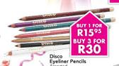 Disco Eyeliner Pencils Assorted-Each